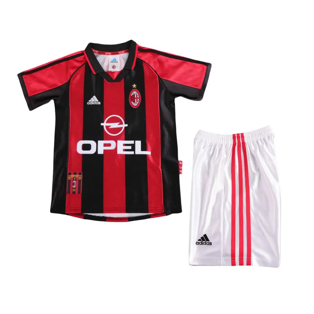 AC Milan 1998 1999 Home Kid Kit (Jersey and Short)