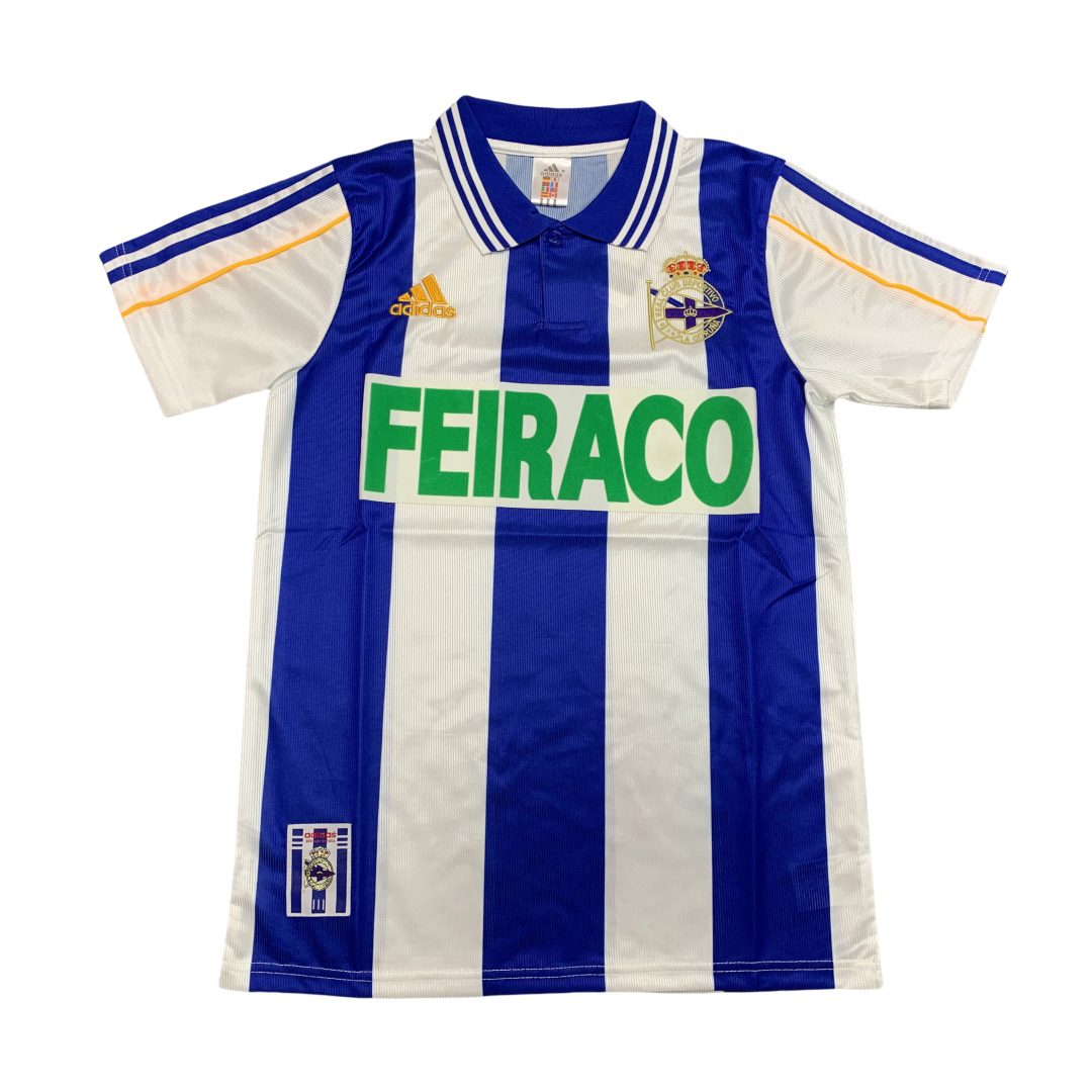 Deportivo de La CoruÃ±a 1999 2000 Home Retro Jersey
