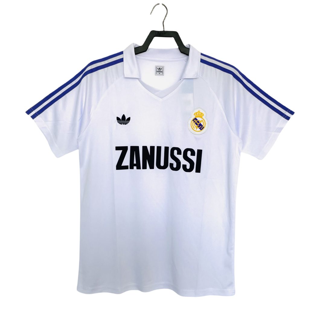 Real Madrid 1984 1985 Home Retro Jersey