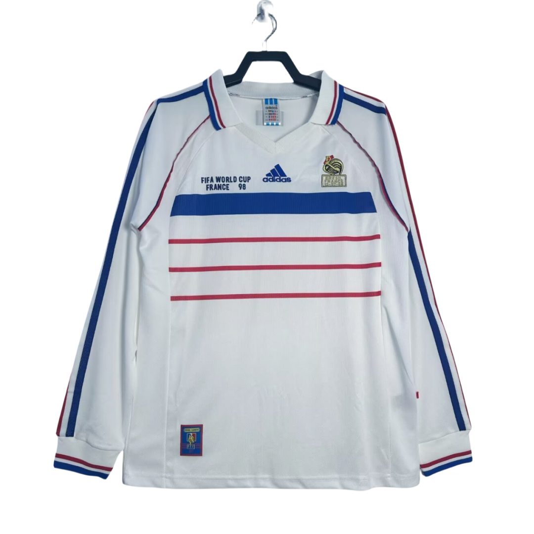 France 1998 Away Long Sleeve Jersey