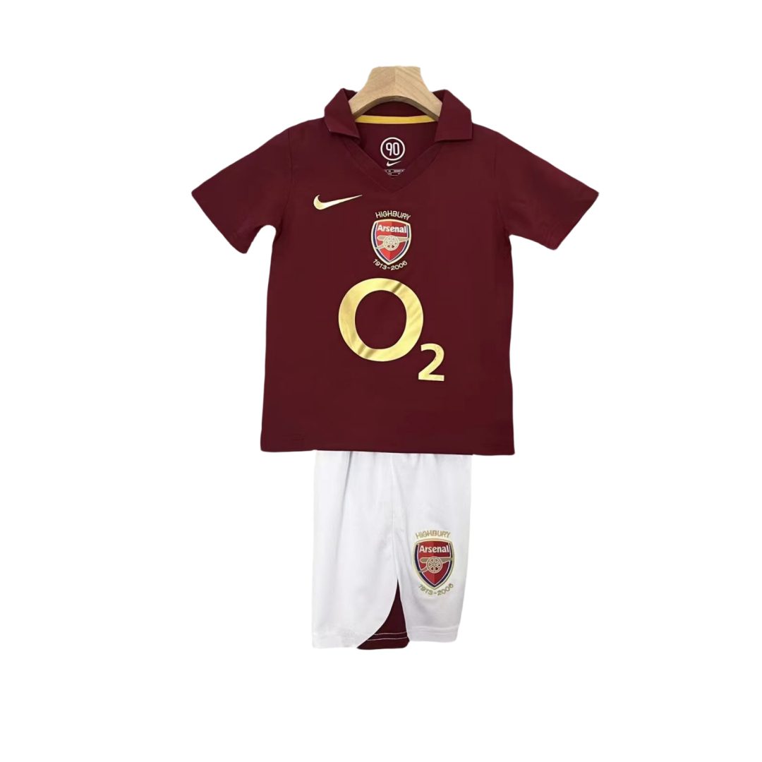 Arsenal 2005 2006 Home Retro Kid Kit (Jersey and Short)