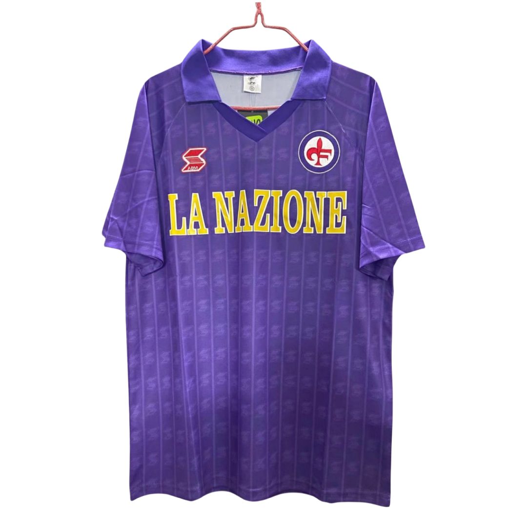 Fiorentina 1989 1990 Home Retro Jersey