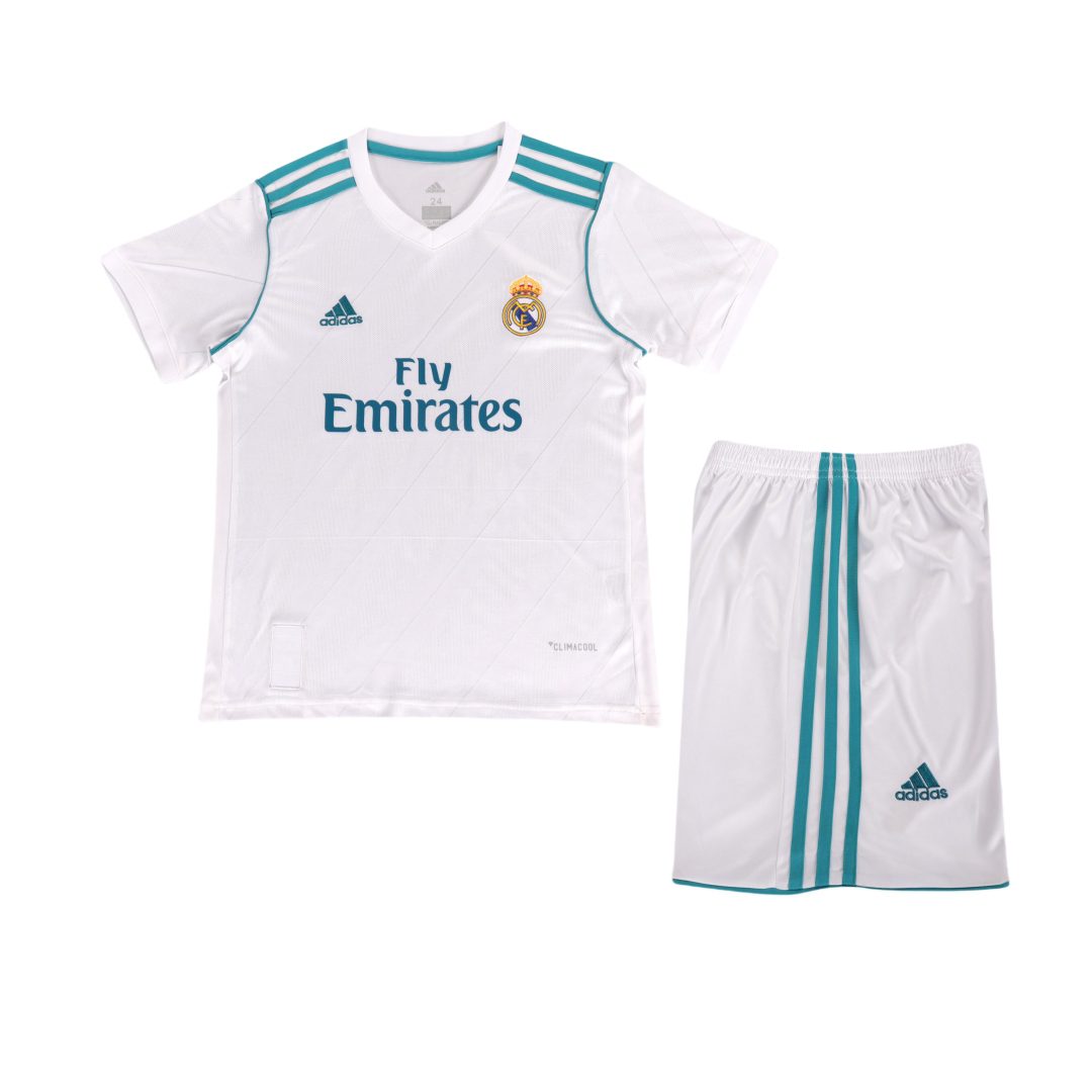 Real Madrid 2017 2018 Home Kid Kit (Jersey and Short)