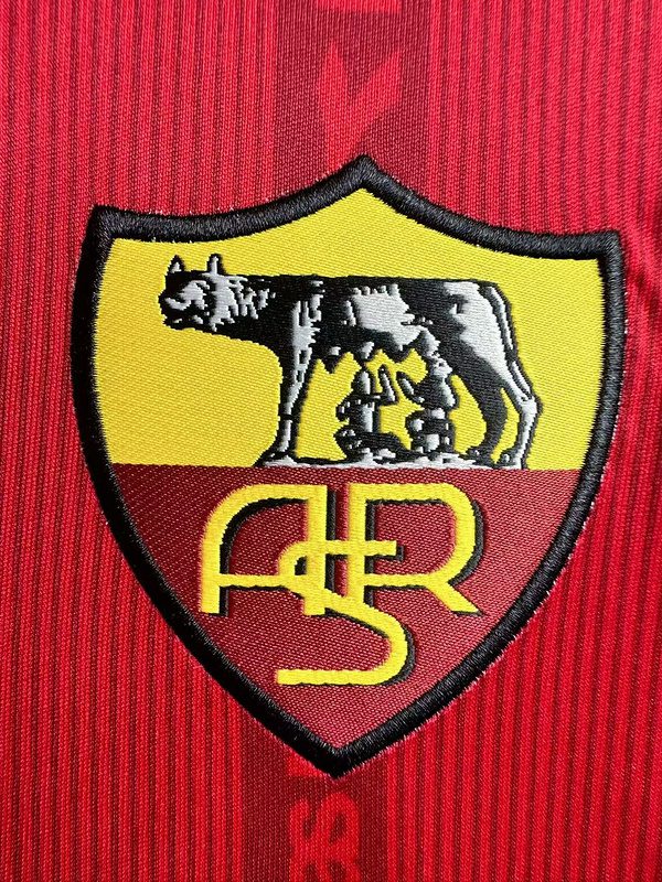 AS Roma 1999 2000 Home Retro Jersey - Image 4