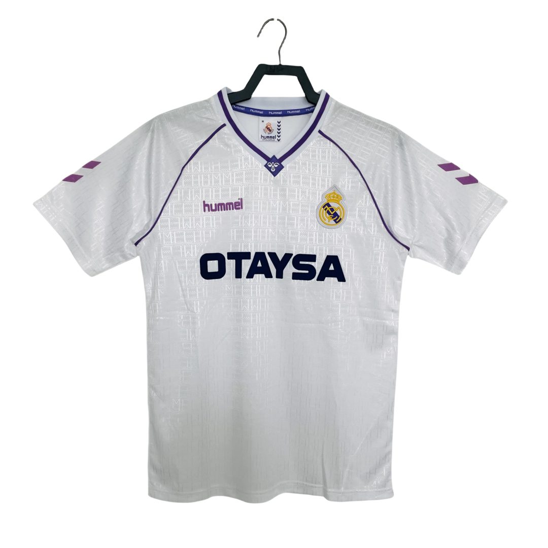 Real Madrid 1990 1992 Home Retro Jersey