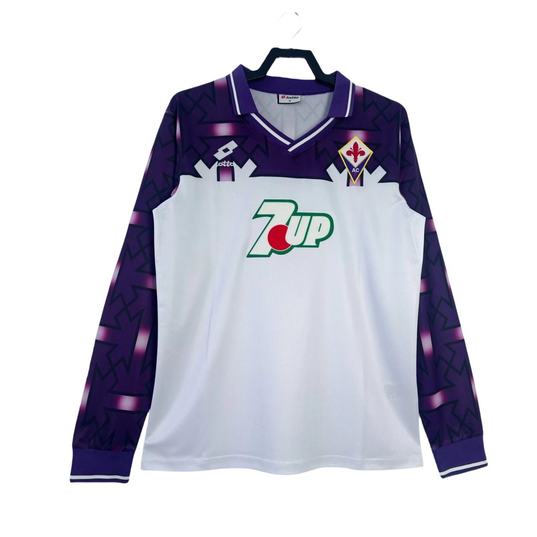 Fiorentina 1992 1993 Away Long Sleeve Jersey