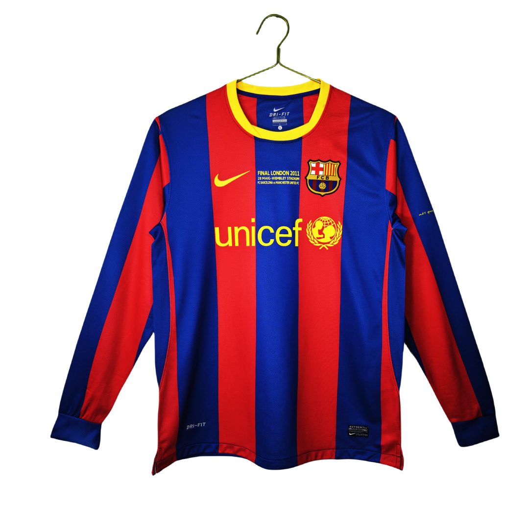 Barcelona 2011 UCL Finial Long Sleeve Jersey