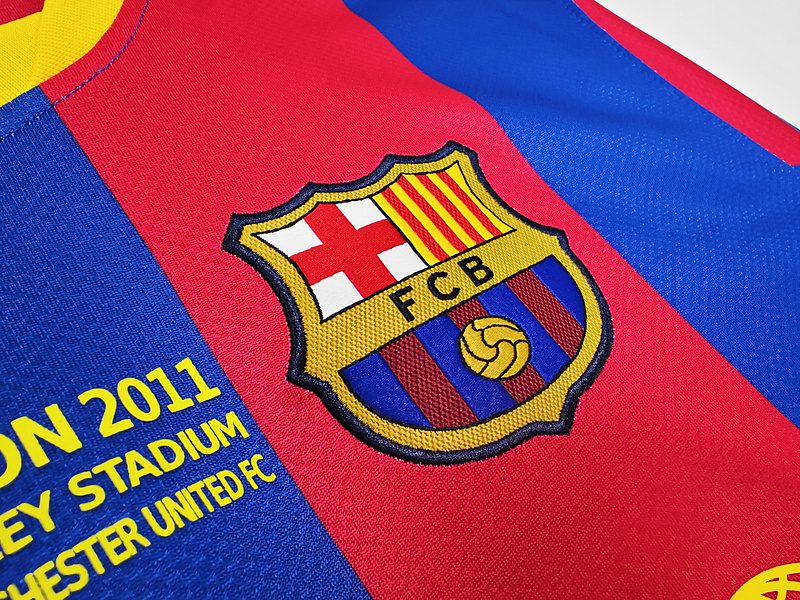 Barcelona 2011 UCL Finial Long Sleeve Jersey - Image 6