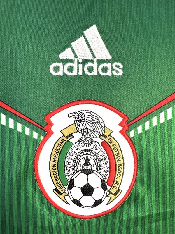 Mexico 2014 Home Retro Jersey - Image 7