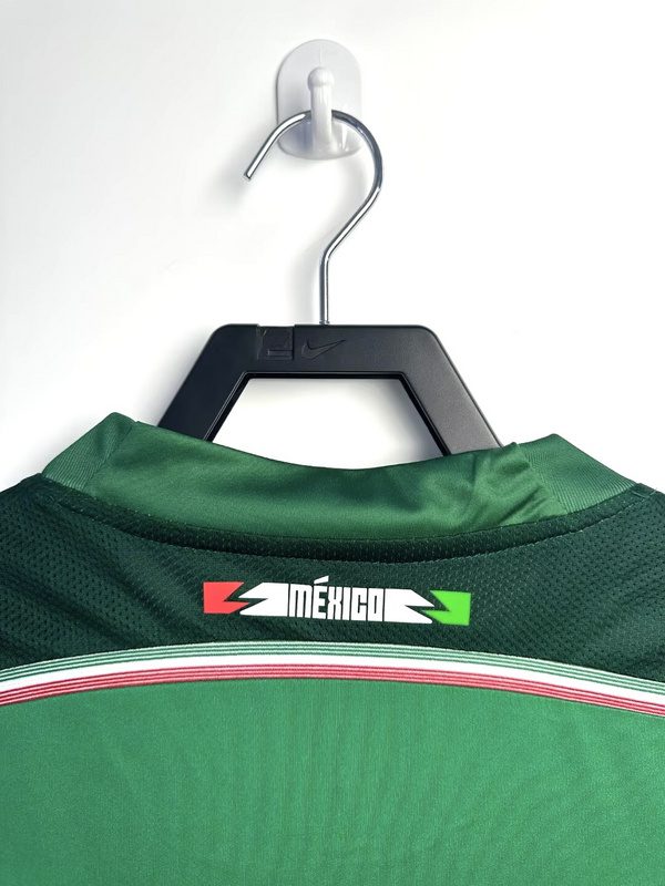 Mexico 2014 Home Retro Jersey - Image 9