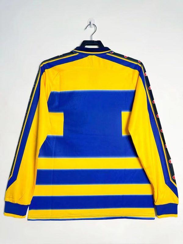 Parma 1999 2000 Home Long Sleeve Retro Jersey - Image 3