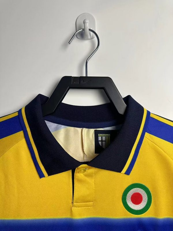 Parma 1999 2000 Home Long Sleeve Retro Jersey - Image 4