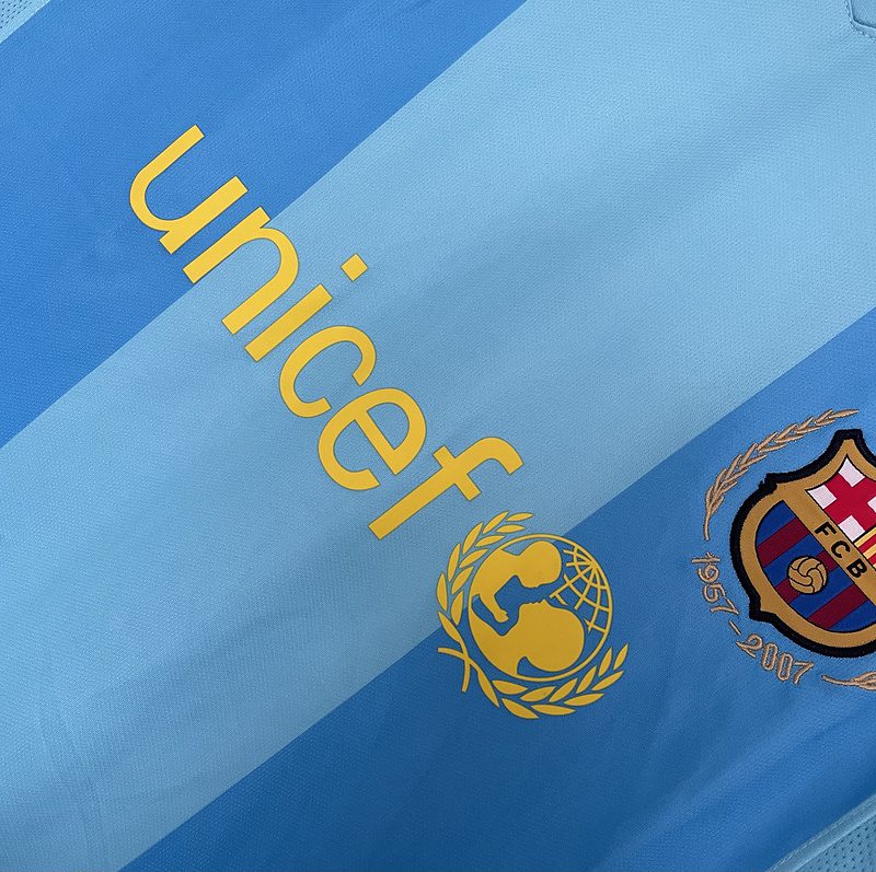 Barcelona 2007 2008 Away Retro Jersey - Image 5