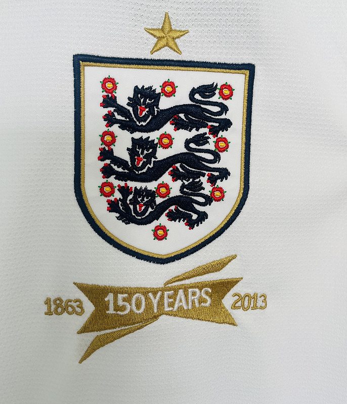 England 2013 Home Retro Jersey - Image 4