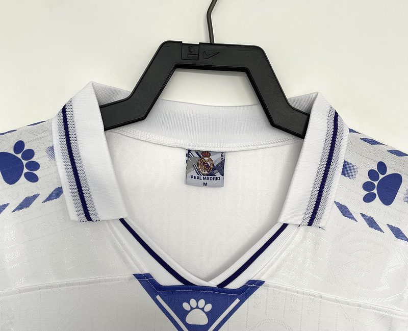 Real Madrid 1996 1997 Home Retro Jersey - Image 4