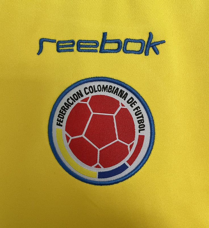 Colombia 2001 Home Retro Jersey - Image 5