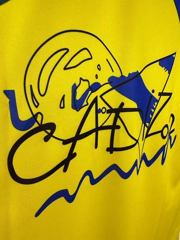 Cádiz CF 1992 1992 Home Retro Jersey - Image 6