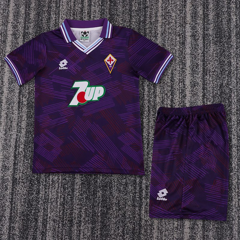 Fiorentina 1992 1993 Home Kid Kit (Jersey and Short) - Image 3