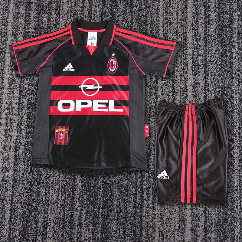 AC Milan 1998 1999 Third Kid Kit (Jersey and Short) - Image 3