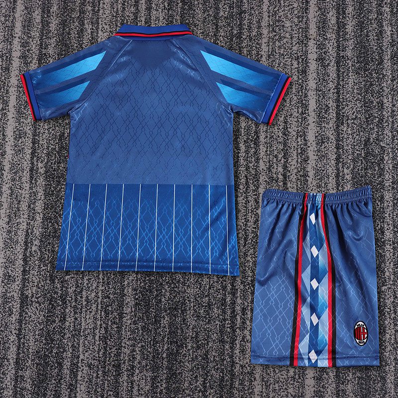 AC Milan 1995 1996 Away Kid Kit (Jersey and Short) - Image 4