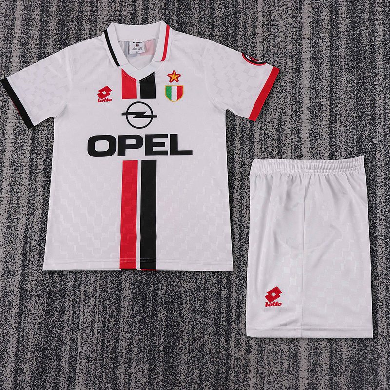 AC Milan 1996 1997 Away Kid Kit (Jersey and Short) - Image 3