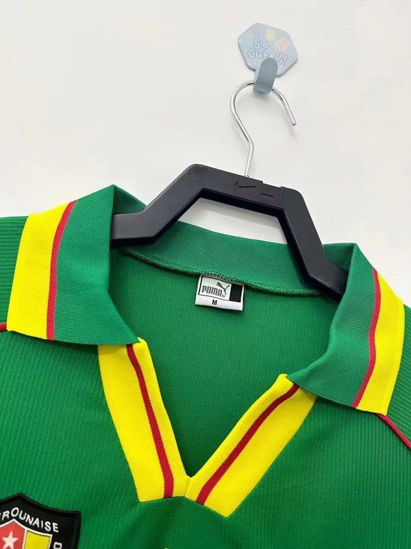 Cameroon 1998 Home Retro Jersey - Image 4