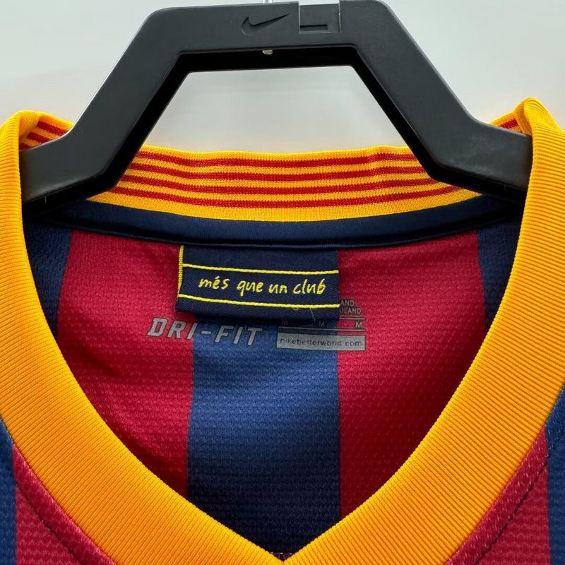 Barcelona 2013 2014 Home Retro Jersey - Image 4