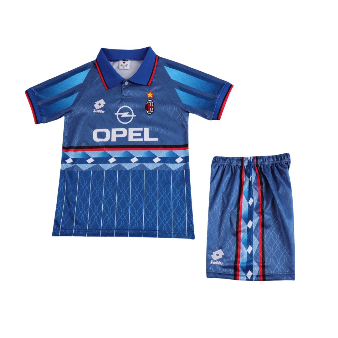 AC Milan 1995 1996 Away Kid Kit (Jersey and Short)