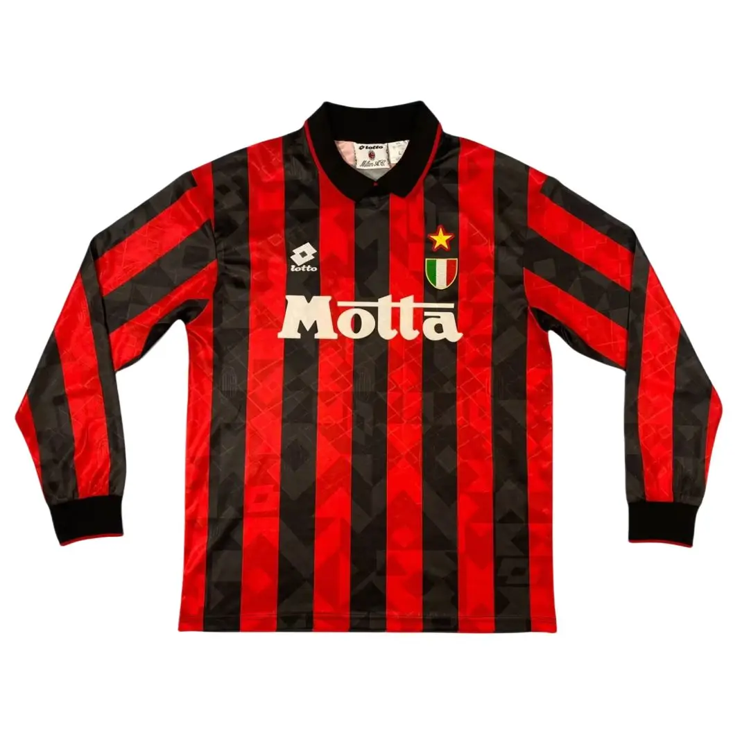 AC Milan 1994 1995 Home Long Sleeve Jersey