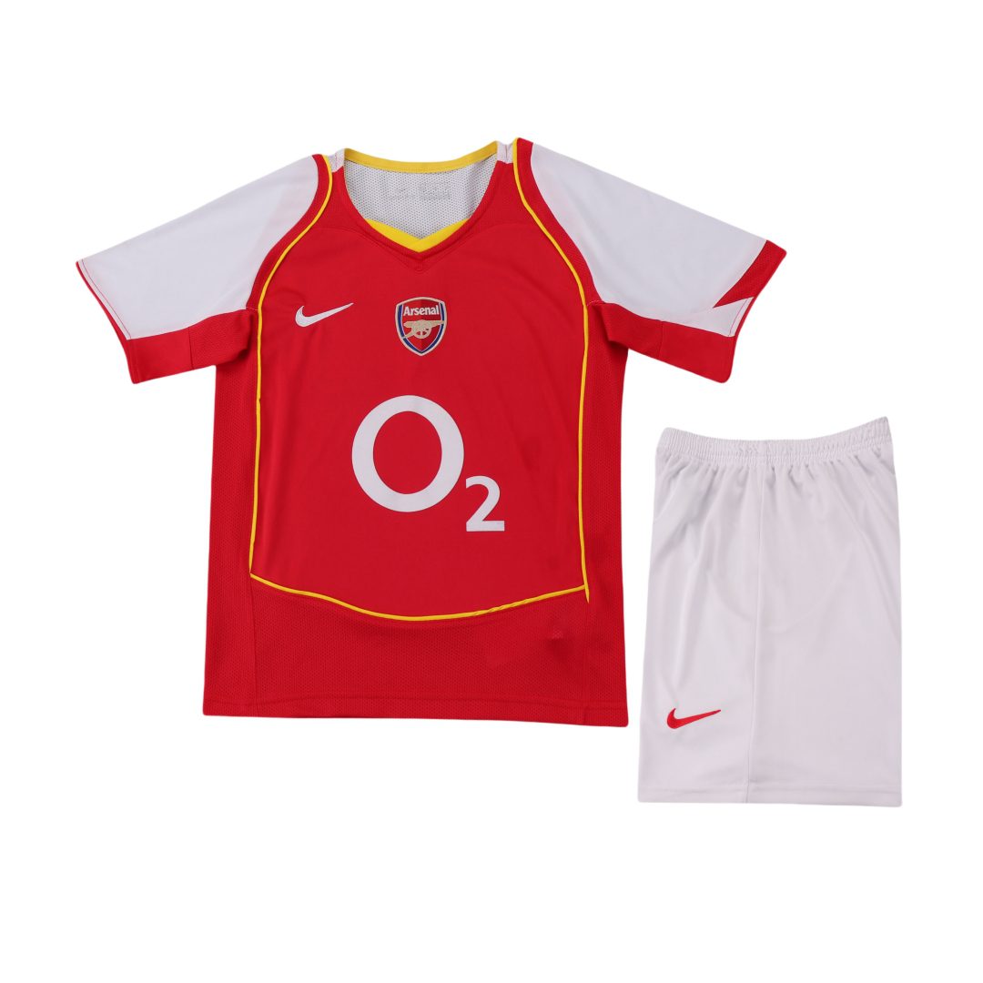 Arsenal 2004 2005 Home Retro Kid Kit(Jersey and Short)