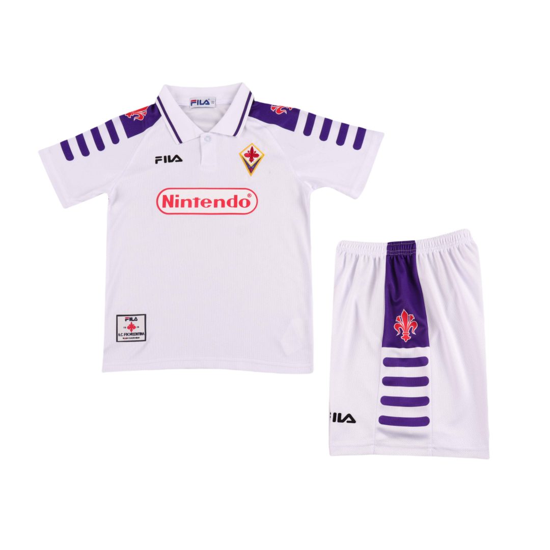 Fiorentina 1998 1999 Away Kid Kit (Jersey and Short)