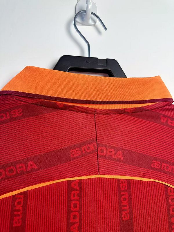 AS Roma 1999 2000 Home Retro Jersey - Image 9