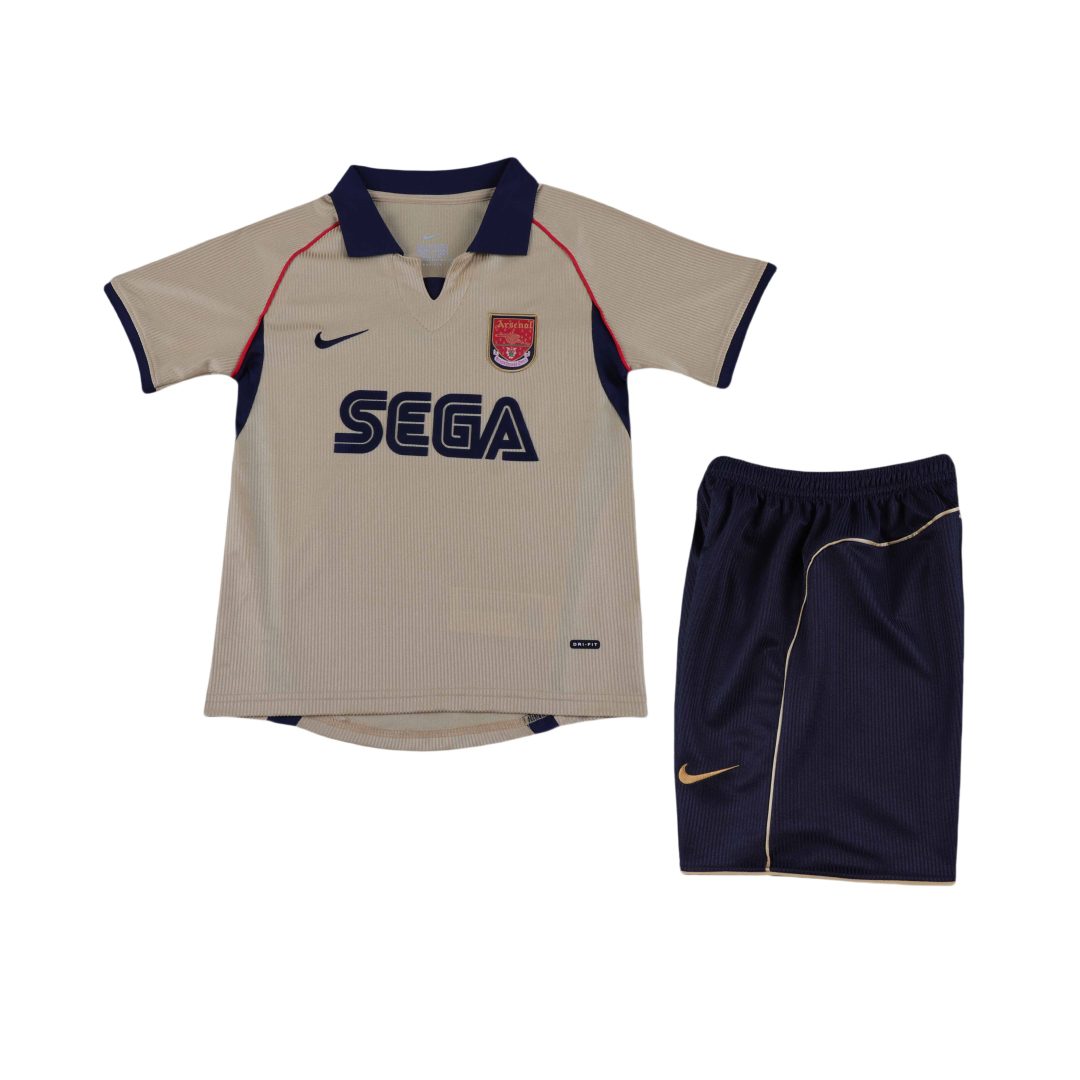 Arsenal 2001 2002 Away Retro Kid Kit (Jersey and Short)