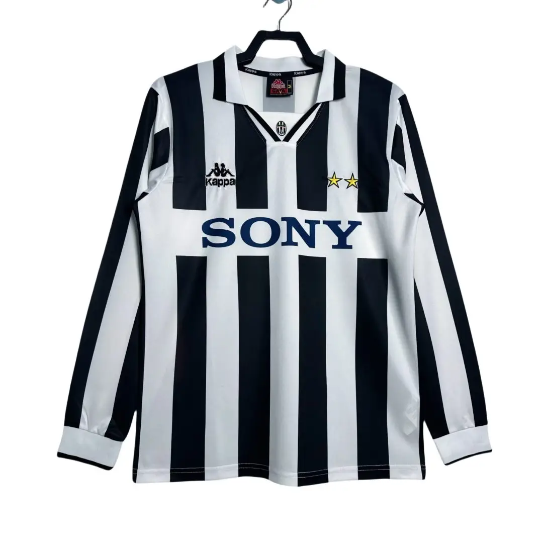 Juventus 1995 1997 Home Long Sleeve Jersey