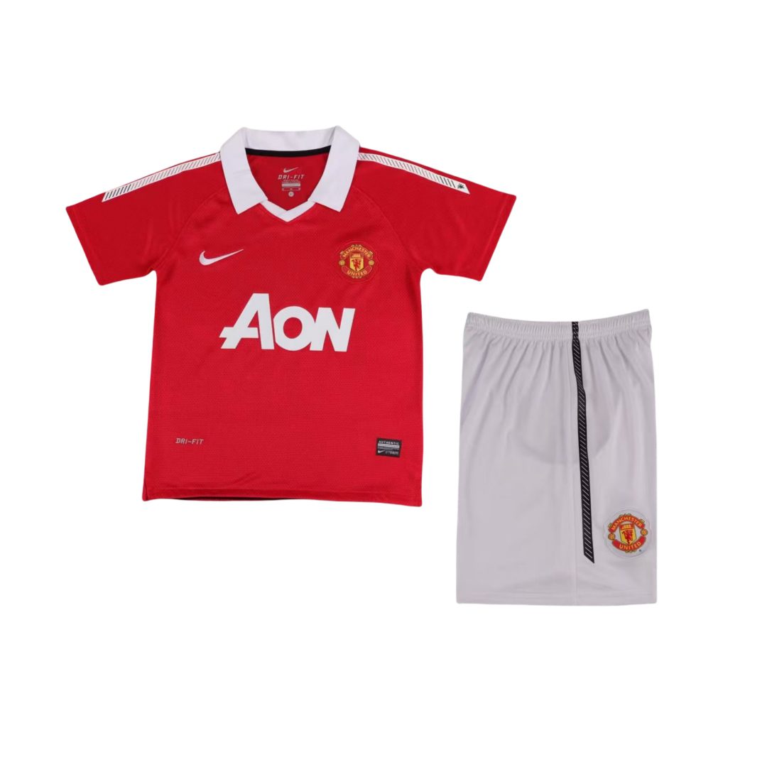 Manchester United 2010 2011 Home Retro Kid Kit (Jersey and Short)