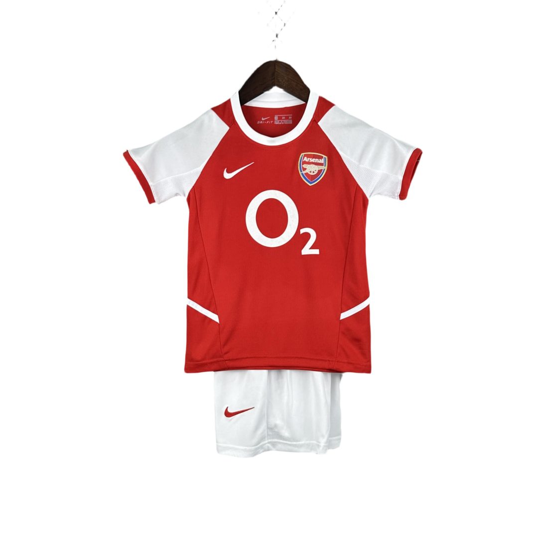 Arsenal 2002 2004 Home Retro Kid Kit (Jersey and Short)