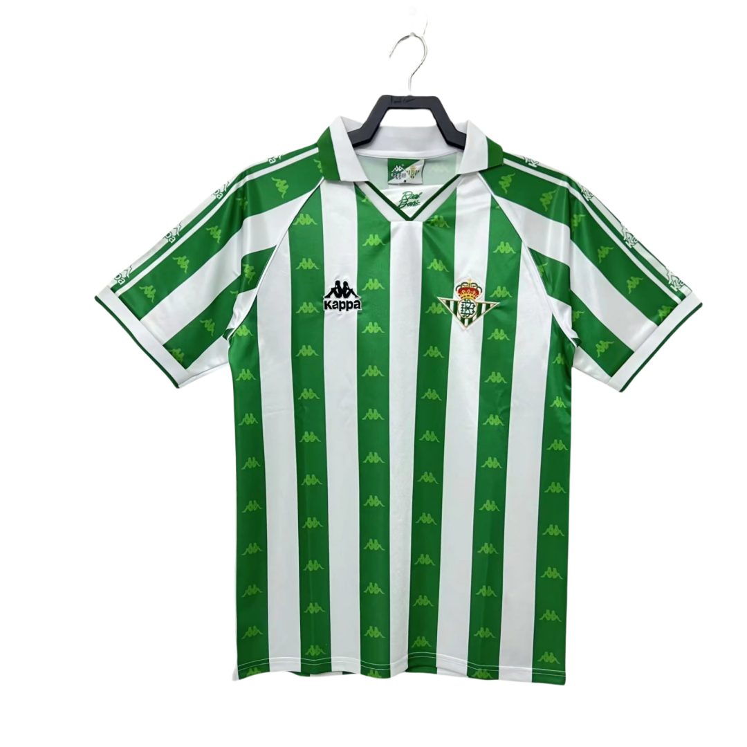 Real Betis 1995 1997 Home Retro Jersey(Without Sponsor)