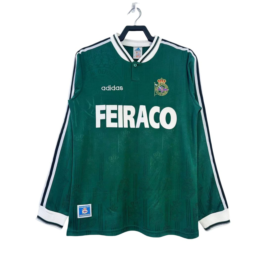 Deportivo de La CoruÃ±a 1999 2000 Away Long Sleeve Jersey
