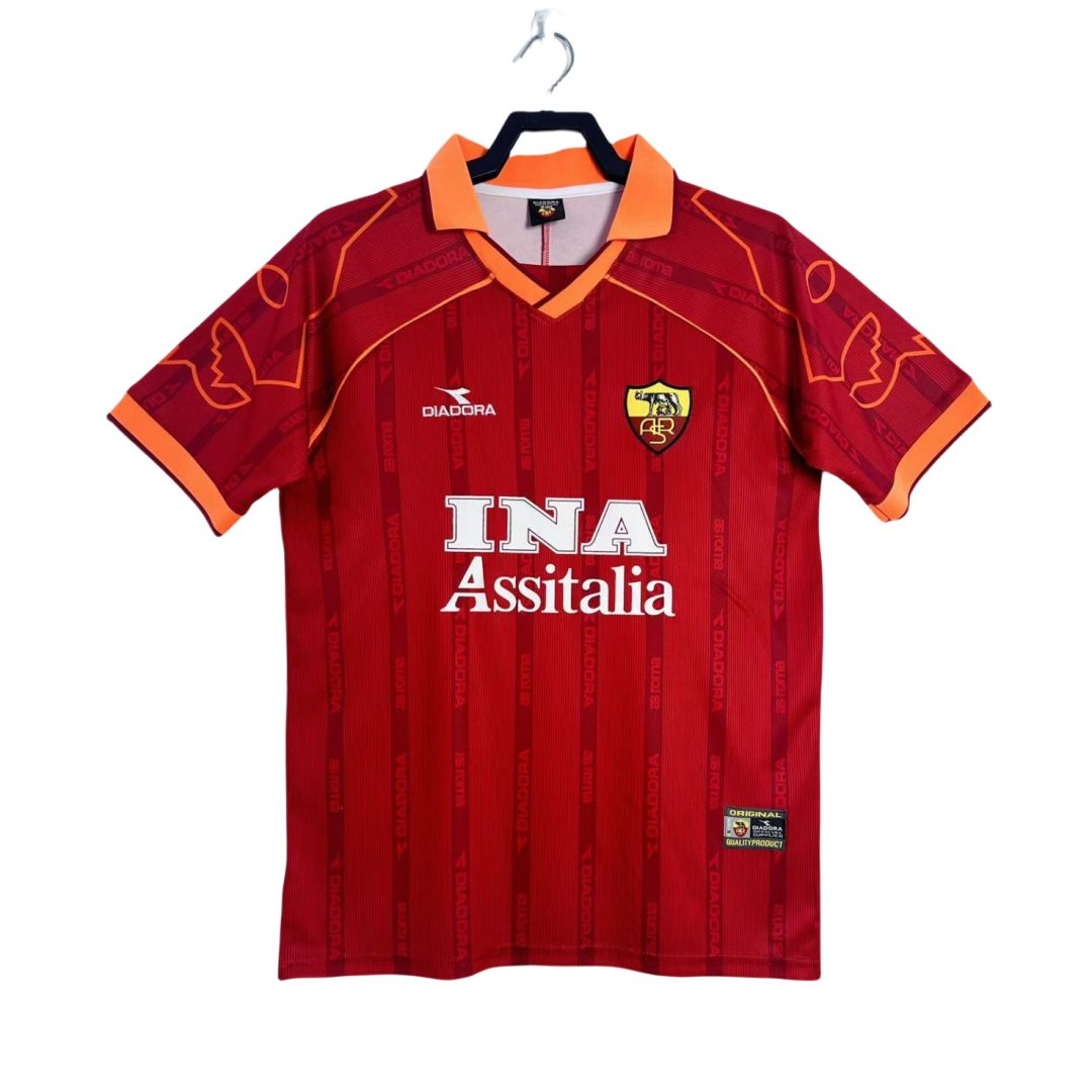 AS Roma 1999 2000 Home Retro Jersey