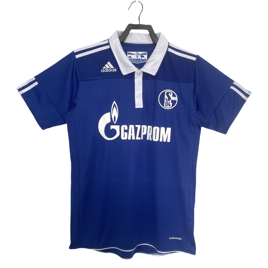 FC Schalke 04 2010 2011 Home Retro Jersey