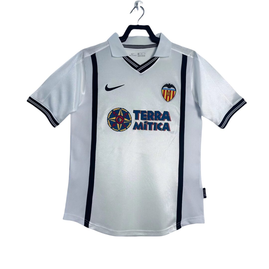 Valencia 2000 2001 Home Retro Jersey