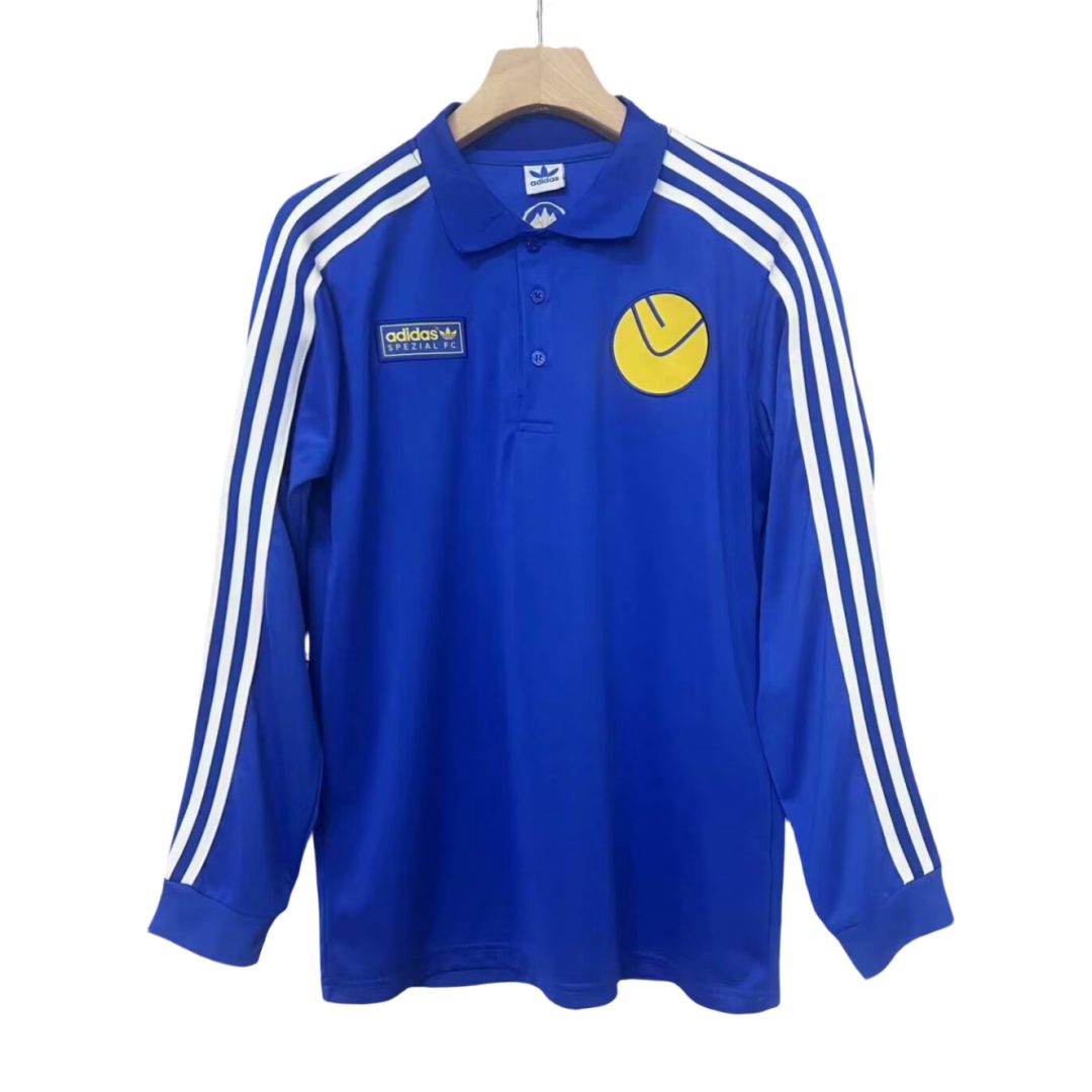 Leeds United Blue Special Long Sleeve Retro Jersey 2024 2025