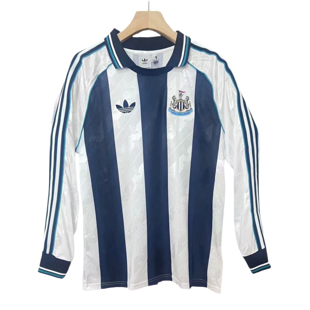 Newcastle United White Special Long Sleeve Retro Jersey 2024 2025
