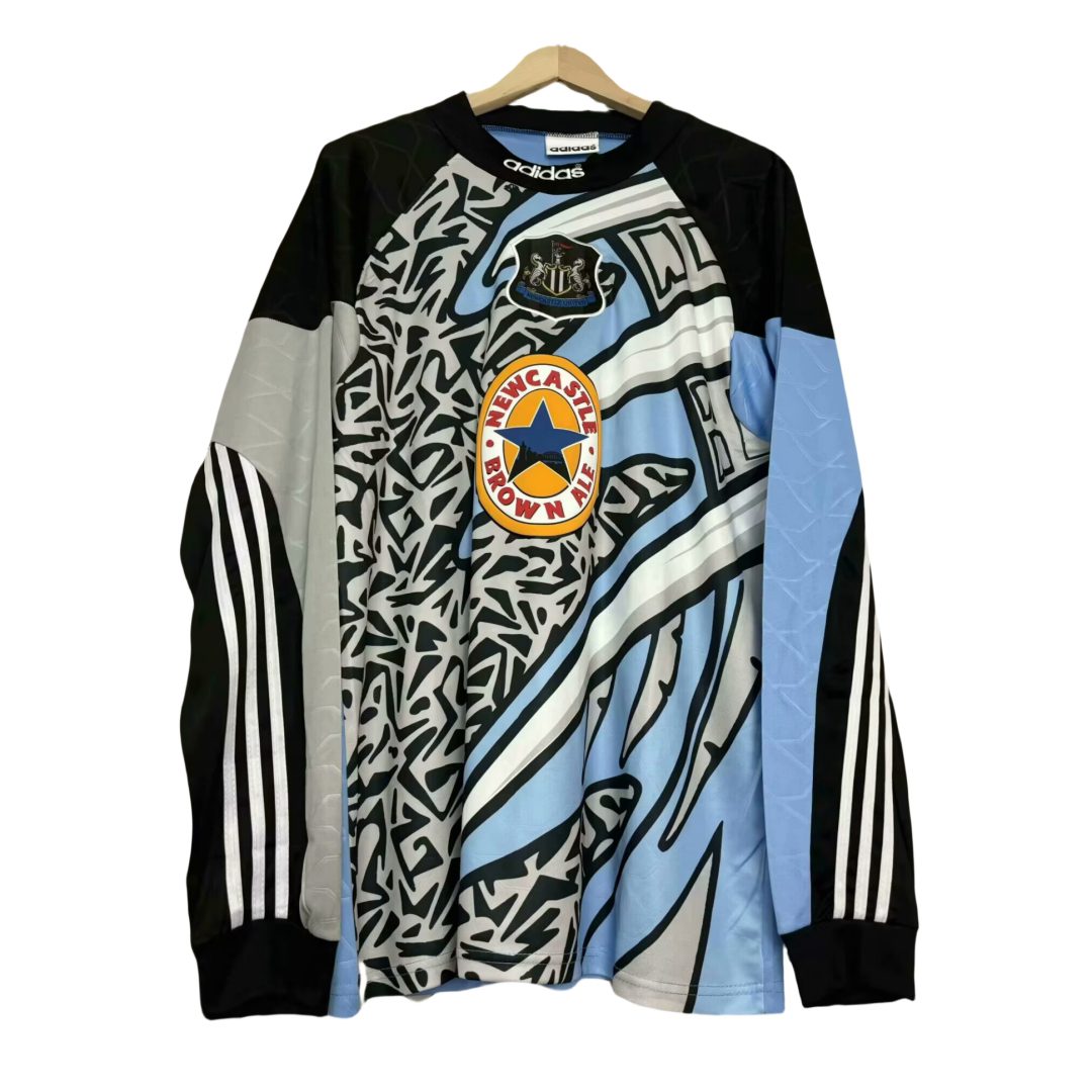 Newcastle United 1995 1996 Blue GK Long Sleeve Retro Jersey