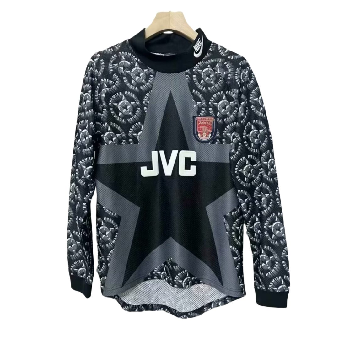 Arsenal 1994 1995 Black GK Long Sleeve Jersey