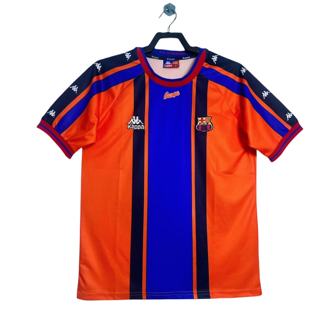 Barcelona 1997 1998 Away Retro Jersey