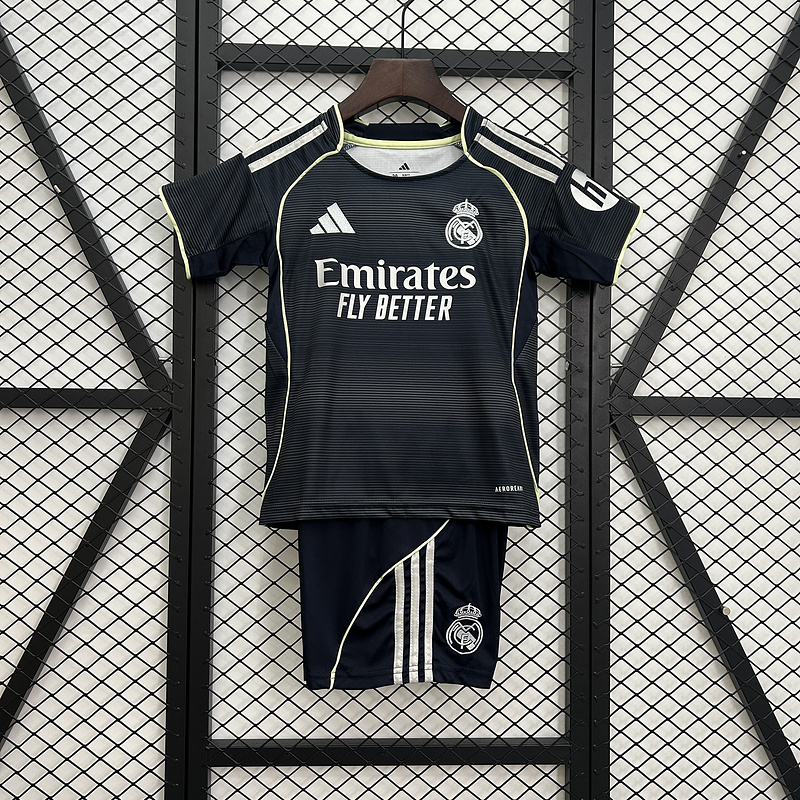 Real Madrid Away Kid Kit 25-26(Jersey and Short)