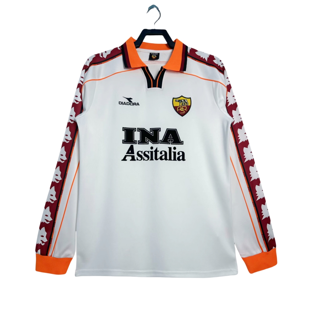 AS Roma 1998 1999 Away Long Sleeve Jersey