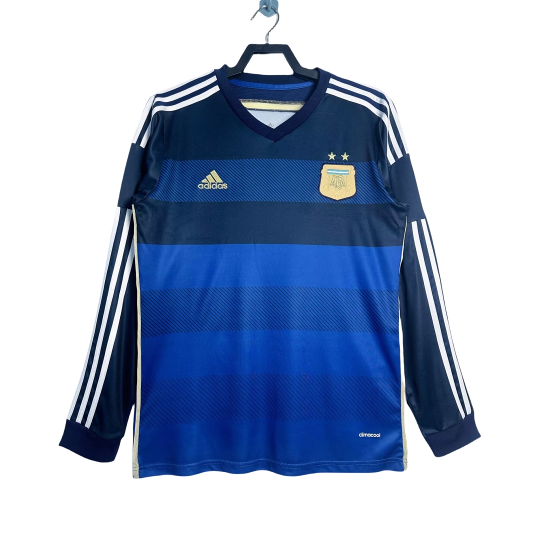 Argentina 2014 Away Long Sleeve Jersey