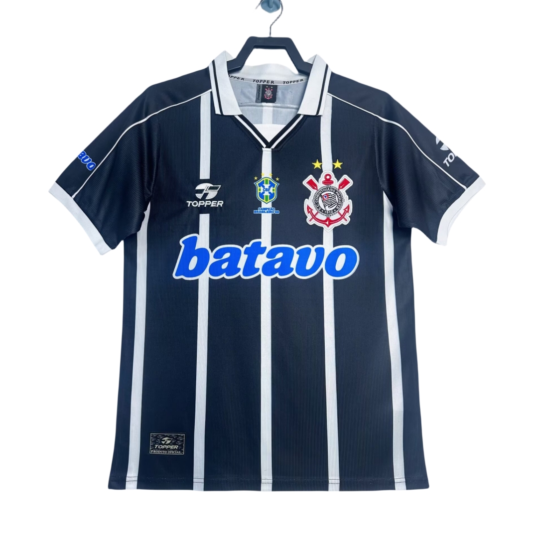 Corinthians Paulista 1999 2000 Away Retro Jersey